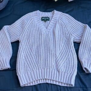Warm knitted sweater